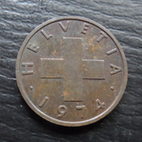 2 раппена  1974   Швейцария    ($4.6.22)~, фото №2
