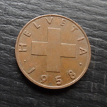 2 раппена  1958   Швейцария    ($4.6.28)~, фото №2