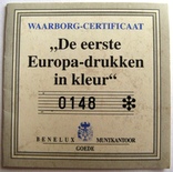 Бельгия, 1 экю "Жан-Люк Дехане" 1998 г. + сертификат, фото №6