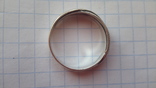 Кольцо 925°,серебро, ~18 размер,вес 3 г., фото №3