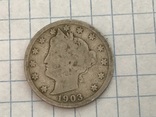 5 центов сша 1903, фото №2