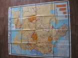 Карта. 1978 год 134х111 см, фото №3