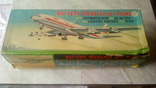 Самолет, 1970г, япония, на батарейках, jet plane twa 4916, фото №2