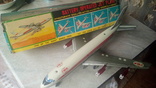 Самолет, 1970г, япония, на батарейках, jet plane twa 4916, фото №7