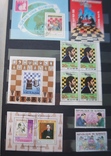 Подборка почтовых марок "Шахматы" 153шт +13 блоков, фото №8