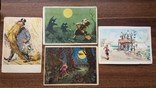 4 открытки "приключения Буратино", фото №2