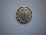 Люксембург 1 франк 1990г, фото №2
