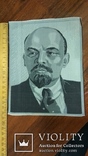 Шелковый портрет 50 е годы Ленин, фото №2