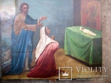 Старовинна ікона - Моління на ікону Св. Миколая, фото №4