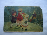 Старая поздравительная открытка 1943 год, фото №3