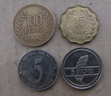 Монеты Южной Америки ( Парагвай, Эквадор, Колумбия), фото №2