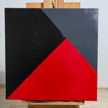 Треугольная красная абстракция, фото №3
