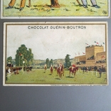Вкладыш (фантик) реклама шоколада Франция, до 1945 г, 2 шт размер 6 на 11 см, Оригинал, фото №6