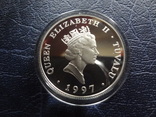 2 доллара 1997  Тувалу серебро, фото №4