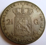 Нидерланды, набор 1872-1960 2,5 гульдена *3 шт "Три правителя", фото №5