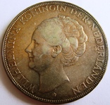 Нидерланды, набор 1872-1960 2,5 гульдена *3 шт "Три правителя", фото №8