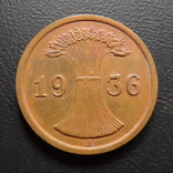 2 пфеннига 1936    Германия   ($5.3.4)~, фото №2