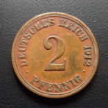 2 пфеннига 1912    Германия   ($5.3.6)~, фото №2