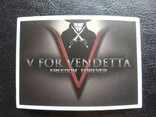 Наклейка "V — значит вендетта", фото №2