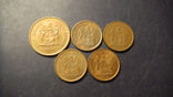 1 цент Південна Африка (порічниця), 5шт, всі різні, фото №3
