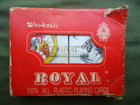 Две колоды игральных карт Royal по 54 шт. в колоде, фото №7