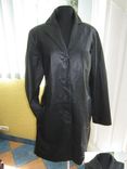 Классическая женская кожаная куртка Ulla Popken Collection. Германия. Лот 510, фото №2