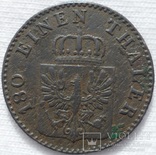 Германия Пруссия 2 пфеннинга пфеннига 1847 А, фото №2