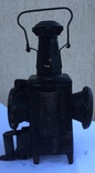 Фонарь железнодорожный лампа большая старинная массивная, фото №5