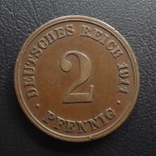 2 пфеннига 1911  D    Германия    ($5.3.47)~, фото №2