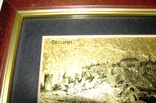 Золотая гравюра Таллиннская Ратушная площадь. pure cold 999,9, фото №6