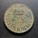 1  филлер 1939  Венгрия    ($5.4.22)~, фото №2