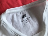 Классная футболка H&amp;M XS на рост 165 см. тянется., фото №7