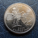 25 центов 2000  Массачусетс  UNC  ($5.5.2)~, фото №2