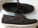 Кожаные туфли кеды мокасины FIRETRAP Caravel Shoes Mens, фото №4