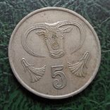 5 милс 1990  Кипр    ($6.1.9)~, фото №2