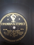 Пластинка-гигант.Односторонняя.1934г. Грампластинки., фото №3