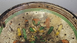 Старинная тарелка Маки. Расписанная глазурью №5, фото №4