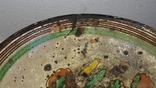 Старинная тарелка Маки. Расписанная глазурью №5, фото №5