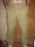 Spodnie gładkie taktyczne. Spodnie militari "jasna oliwa" r. 100/110, numer zdjęcia 5