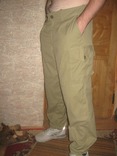 Spodnie gładkie taktyczne. Spodnie militari "jasna oliwa" r. 100/110, numer zdjęcia 6