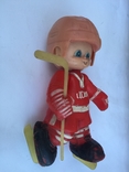Игрушка кукла сувенир Мальчик хоккеист ЦСК, фото №3
