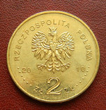 Польша 2 злотых 2010 г. 30 лет политическому кризису, фото №3