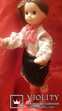 Старая кукла в национальном костюме времен СССР 24 см, фото №9