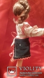 Старая кукла в национальном костюме времен СССР 24 см, фото №12