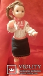 Старая кукла в национальном костюме времен СССР 24 см, фото №13