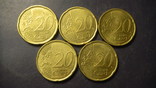 20 євроцентів Німеччина 2007 (всі монетні двори), фото №3