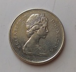 25 центов 1968 года Канада, фото №2