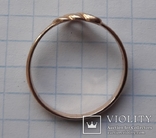 Золотое кольцо 1.29 грамм, фото №5