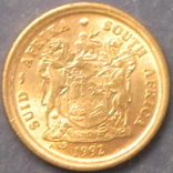 2 центи Південна Африка 1992, фото №3