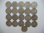 Юбилейные монеты 2 евро 21 штука все разные, фото №3
